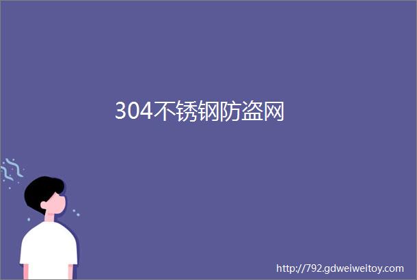 304不锈钢防盗网